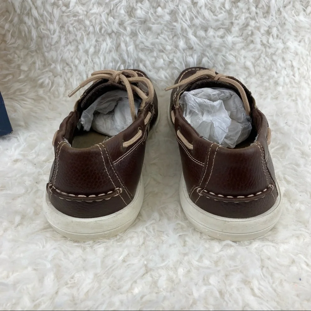 G.H. Bass & Co. Men’s Greenporte Brown Leather Loafers 11